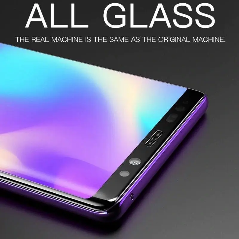 9D Full Genuine Curved Tempered Glass Screen Cover Protector For Samsung Note 9 Note 10