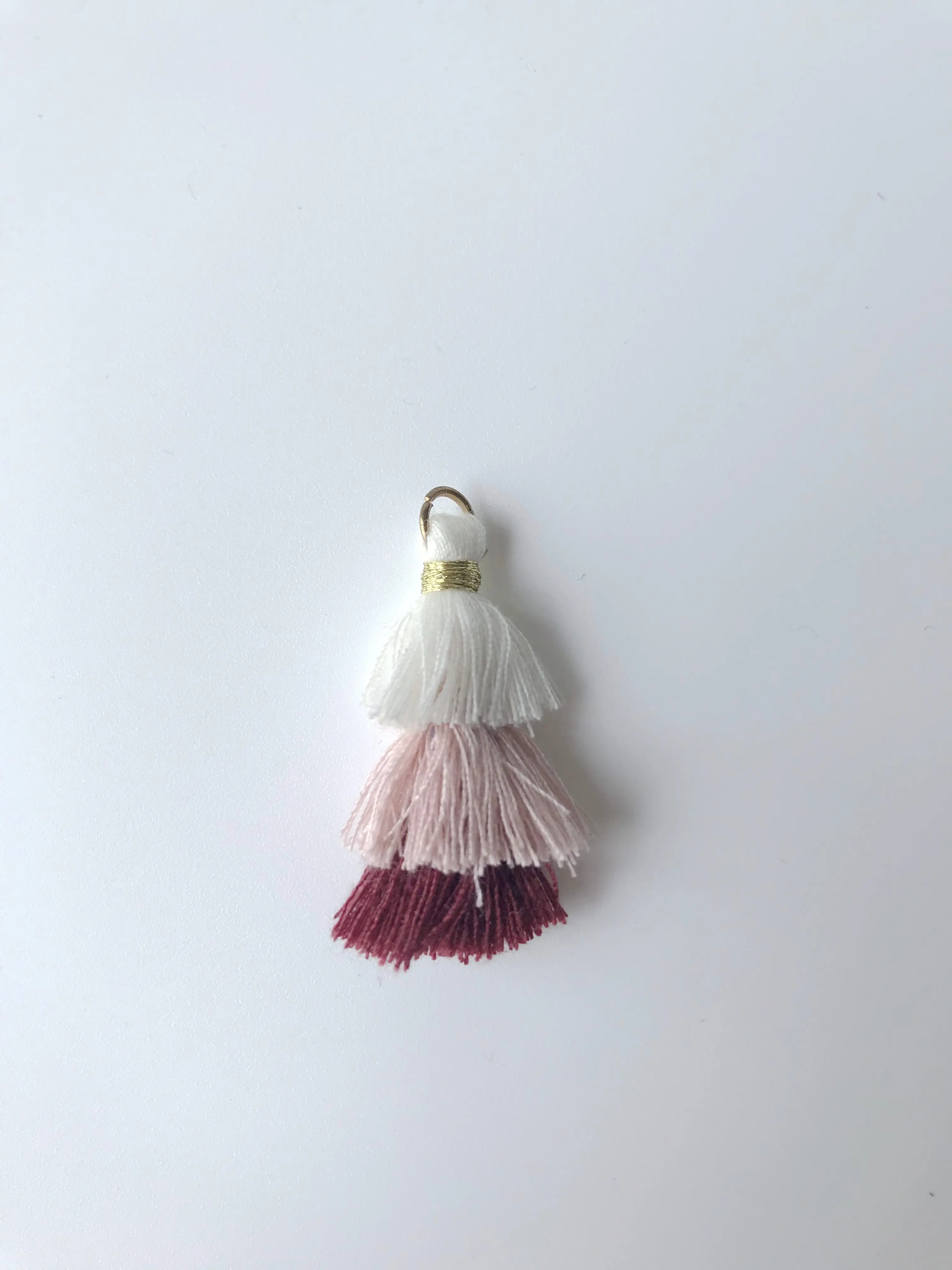 
Quality Fashion DIY Three Tier Jewelry Tassel for making Pendants earrings Ombre Tiered Tassels 