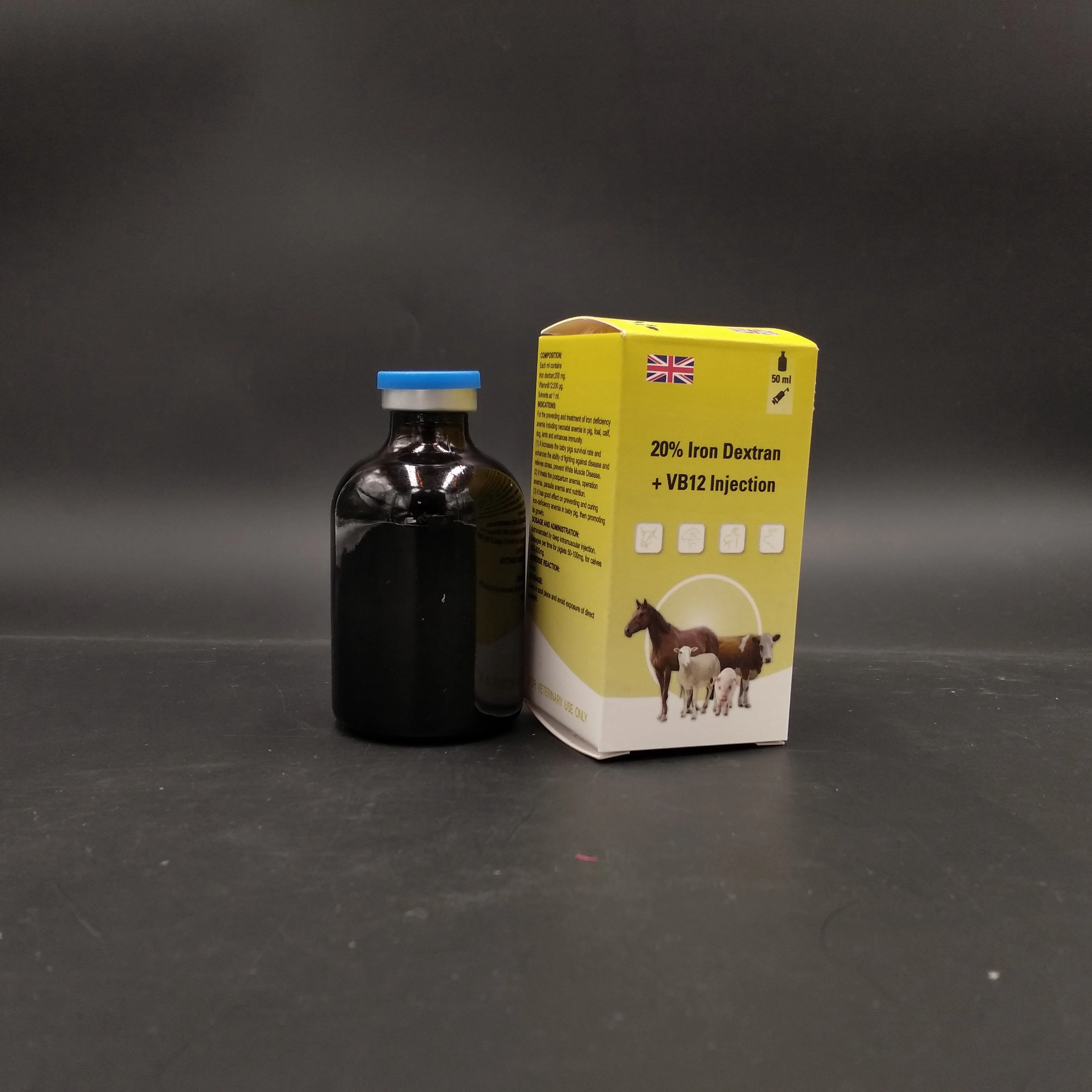 
nutritional drug injection 20% iron dextran vitamin 