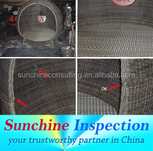 Products Inspection in Indonesia /Cane Furniture, Rattan Furniture, Wicker furniture Quality Inspection / Efficient QC Services