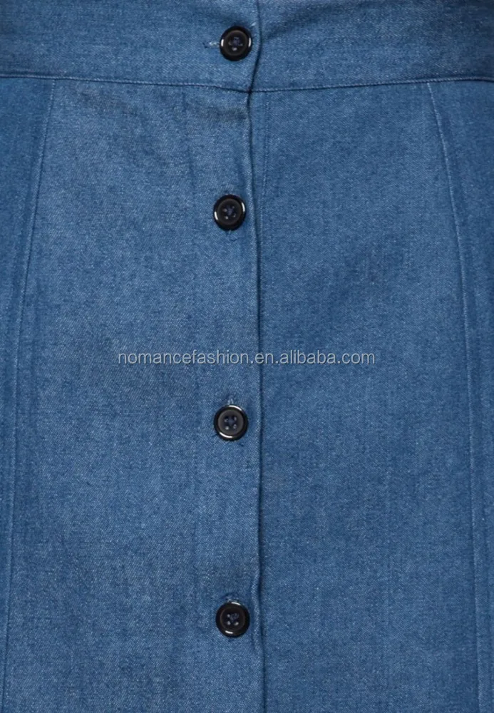 Button Down long maxi skirt womens