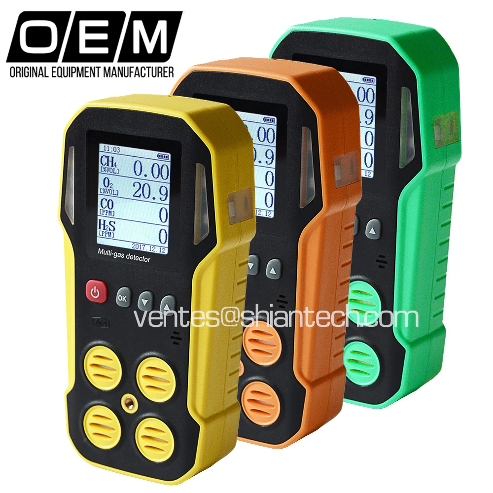 Portable Multi 2 Gas Detector Ammonia and Oxygen (NH3, O2) for Poultry Farms