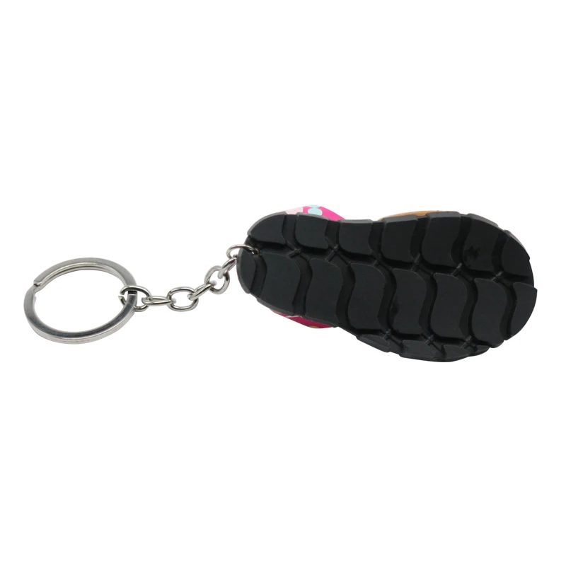 Wholesale New Products Blank 3D Leather Shoes Keychain With Custom Logo