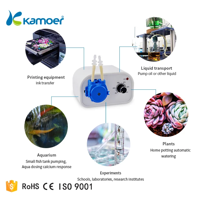  Kamoer Mini K DC 24v скоростной Регулируемый Интеллектуальный перистальтический насос для домашнего полива сада (BPT