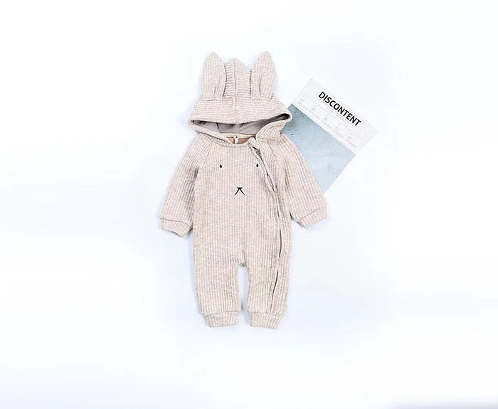 Осенняя хлопковая детская одежда, новинка 2018 года, комбинезон для маленьких мальчиков и девочек, Повседневная зимняя одежда