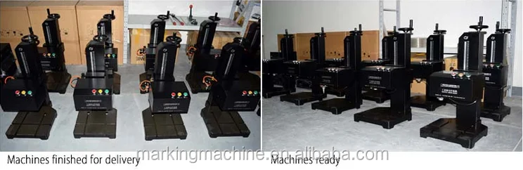 car frame/engine/metal pipe desktop pneumatic dot peen marking machine hot sale Shanghai
