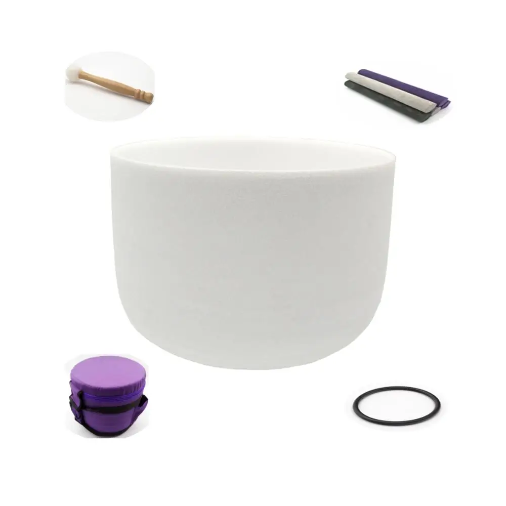 HF High Quality China Factory 6-24 Inches Crystal Quartz Singing Bowl For Sale