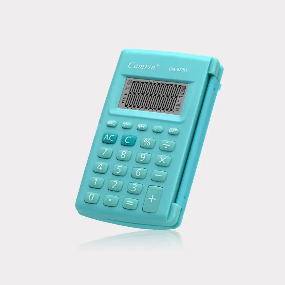 Wholesale Promotion Price Electrical Colourful Small Calculator with Plastic Cover