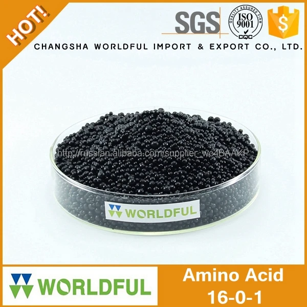 Нпк органическое удобрение 16-0-1 / аминокислоты гранулированный сельское хозяйство удобрения