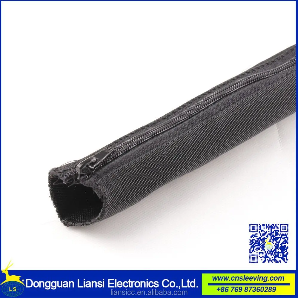 Flexible zip-up cable sleeve for cable protections