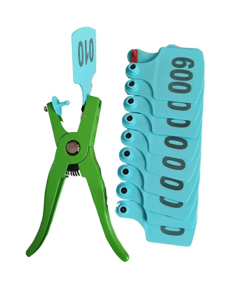 Good quality rfid uhf animal ear tag for cattle with logo printed