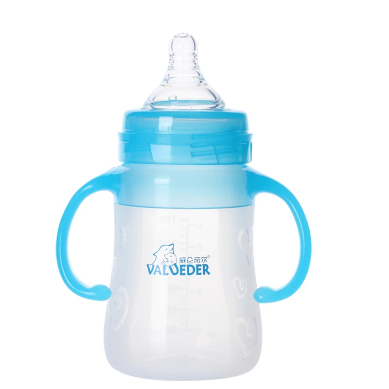best selling  BPA-free silicone baby feeding bottle with nipple