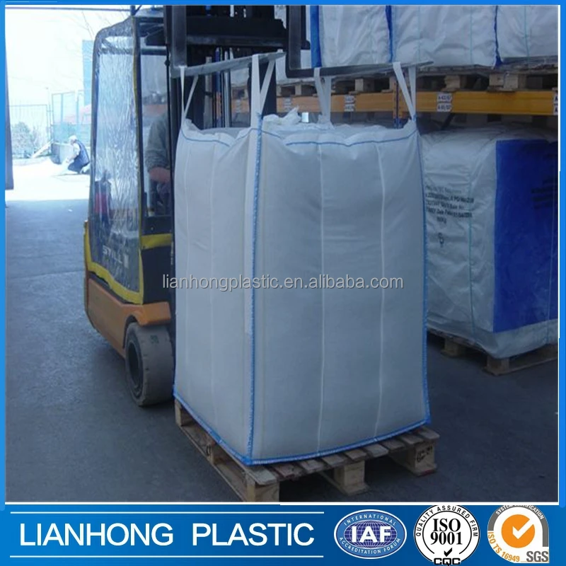  Крупные полипропиленовые пакеты 1000 кг 2 тонны для строительства однотонные крупные зерна