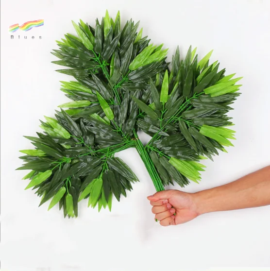 Artificial bamboo leaves plant silk bamboo leaves