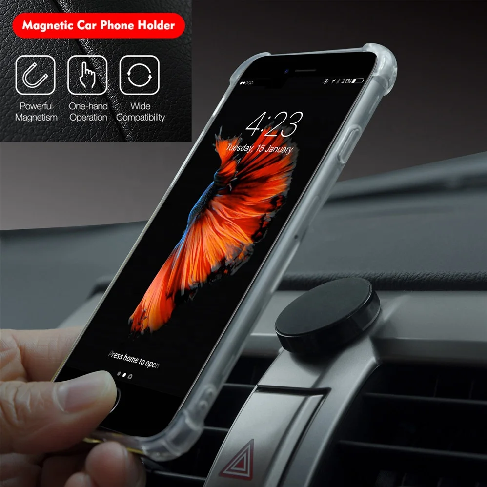 Универсальный держатель Xinbest для мобильного телефона на лобовое стекло автомобиля с поворотом на 360 Градусов Крепление для мобильного телефона Магнитный держатель для автомобиля