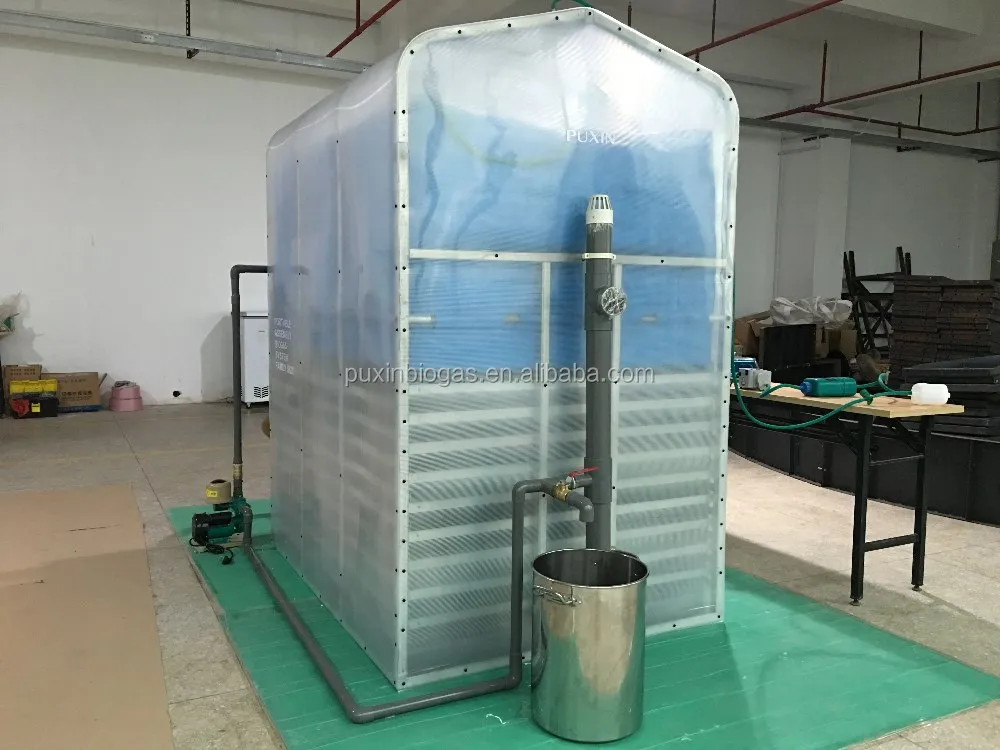 Новая бытовая сточных вод завод производит для биогаз