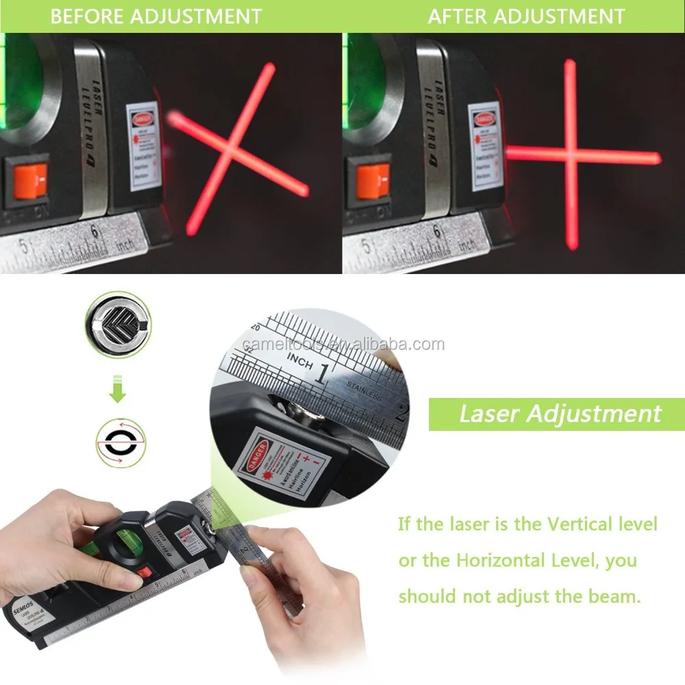 
high quality crossl line red light self leveling laser level 