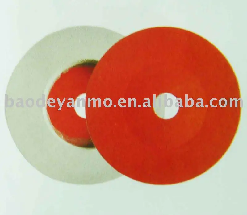 PVA polishing wheel with fiber backing