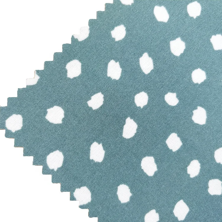 China Hot Sale Woven Elastic Printed 4 Way Stretch Fabric For Dress