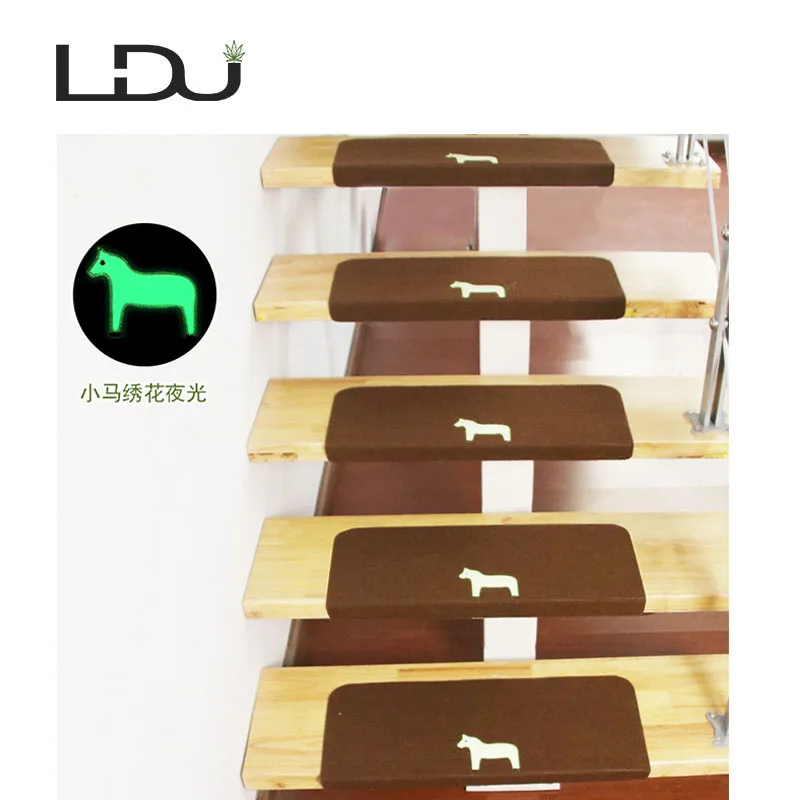 Keep Warm And Prevent Noise, Strong Self-adhesion and Anti-slip Bottom Stair Mat