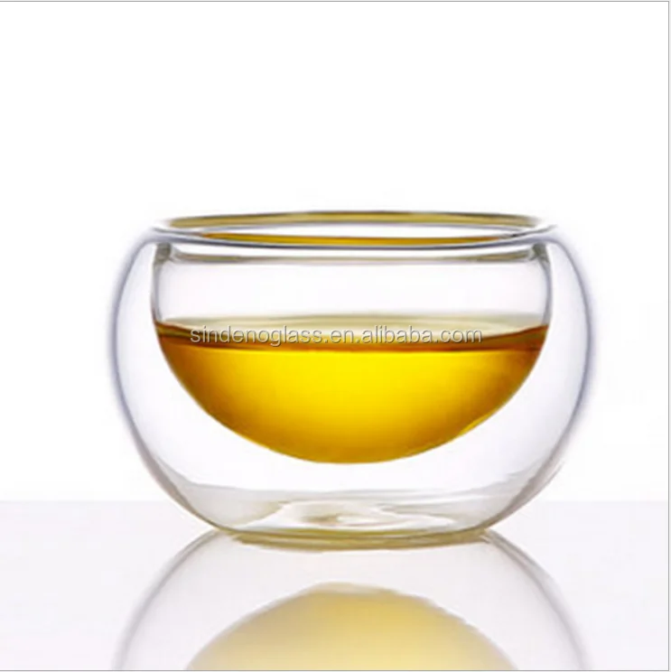 Small Tea Transparent Cup Tea Set Mini Gift Double Wall Small Glass Cup For Tea