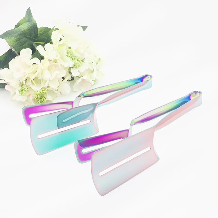 Wholesale Stainless Steel Colorful Serving Tongs For Bread