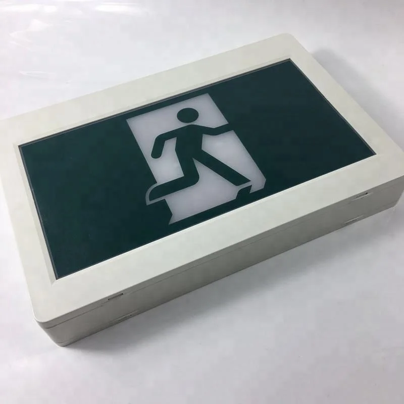 Canada market fire exit sign light emergency running man exit sign