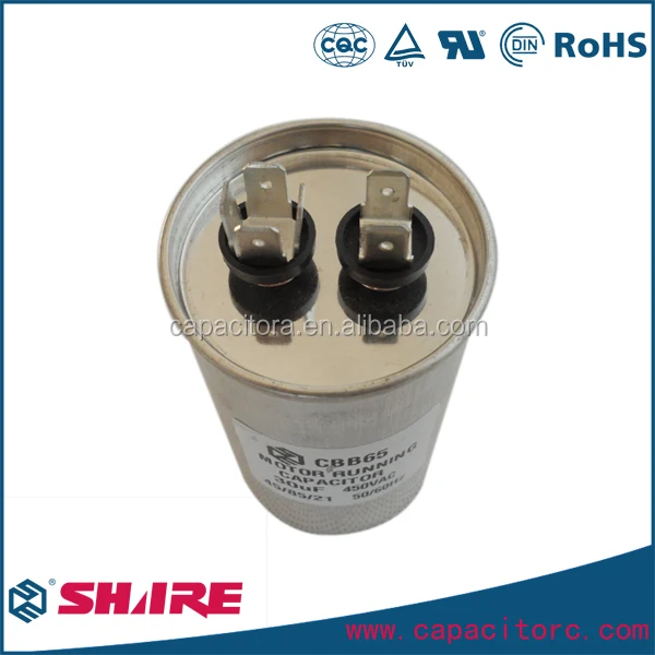 CBB65 Electronic Components AC Starting SH Metal Can Oil Capacitor