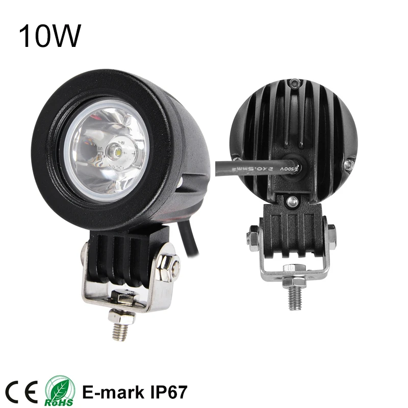 High power 2inch 10w led lamp offroad 12 volt  led fog lights for Tractor 4x4