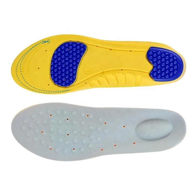 
Amazon Best Seller Shock Absorption Comfort insole PU Sports Shoe Insoles for Sore Feet Relief 
