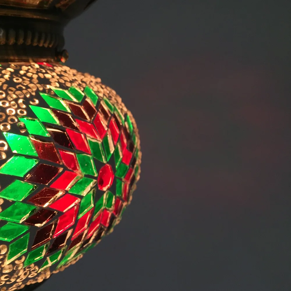 CL1R01 chandelier light handmade stylish mosaic turkish lamps