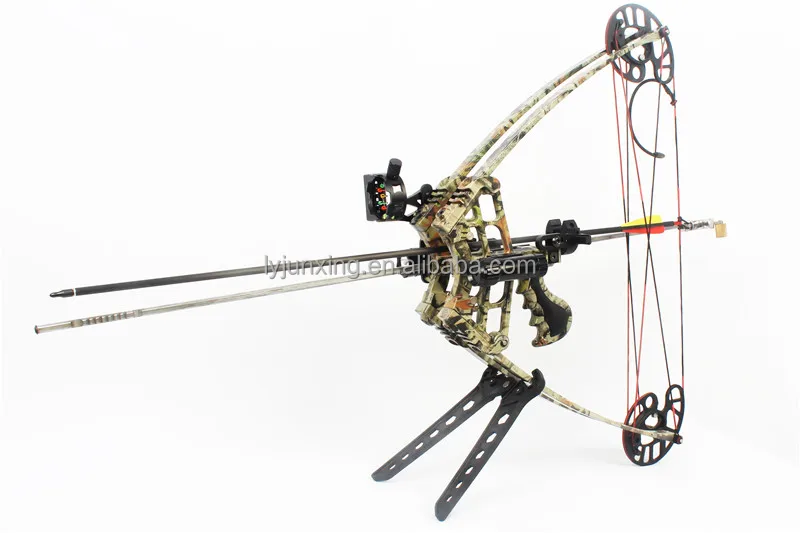 Camo Hunting Bow Set Triangle Hunting Compound Bow & Arrow Set
