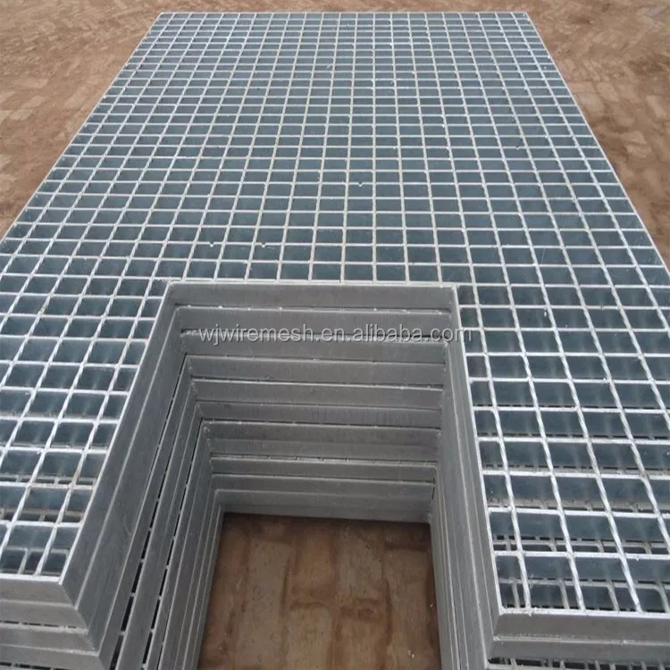 chemical plant footbridge oil platform steel grating