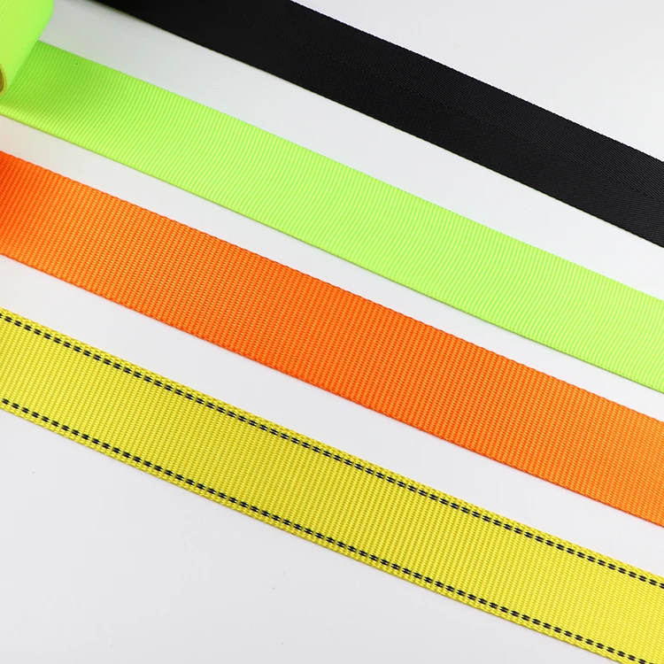 2022 Manufacturer  wholesale 45mm  polyester safety seat belt webbing harness webbing for full body harness