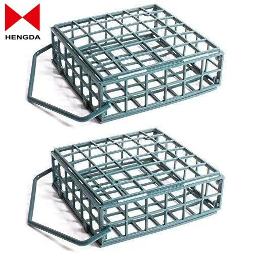 GREEN SUET CAKE BIRD FEEDER Nature Hanging Outdoor Feeding/Holder Cage