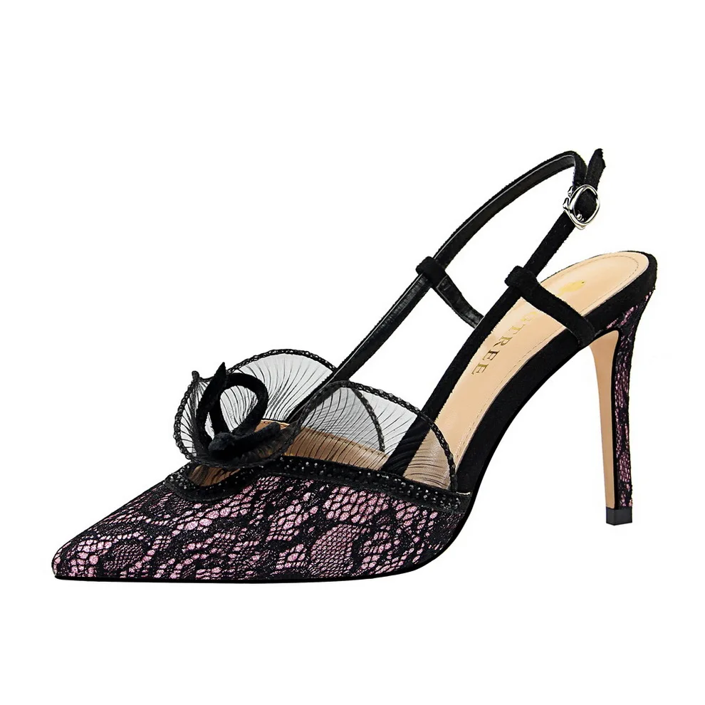 Туфли на высоком каблуке 313-5 Модные пикантные банкетные облегающие Женские туфли на тонком высоком каблуке гидравлические алмазные туфли