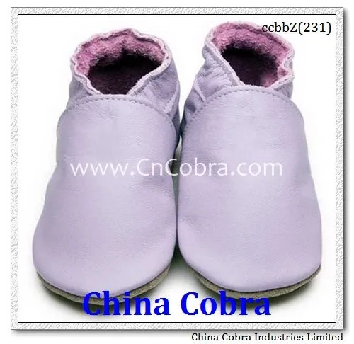 
CHINA COBRA high quality soft sole leather baby shoes baby moccasins 