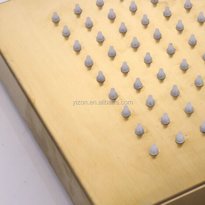 Wholesale And Retail Luxury Golden Shower Head 3 Ways Valve Mixer Rainfall & Waterfall Shower Faucet With  Hand Shower