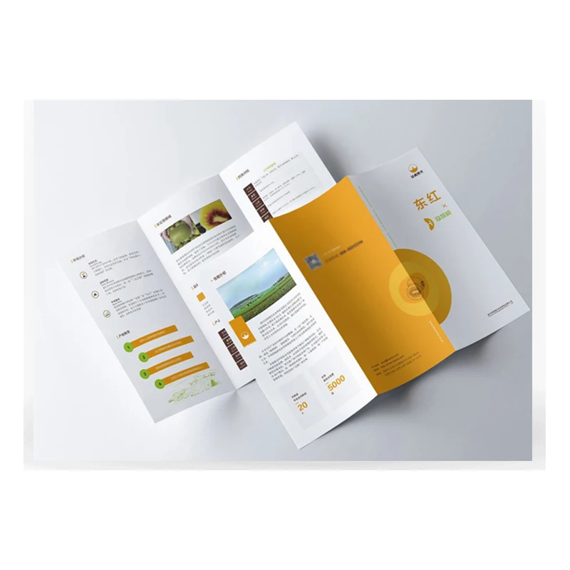 Good Folded Leaflet flyer Promotion printable pamphlet trifold brochure printing service