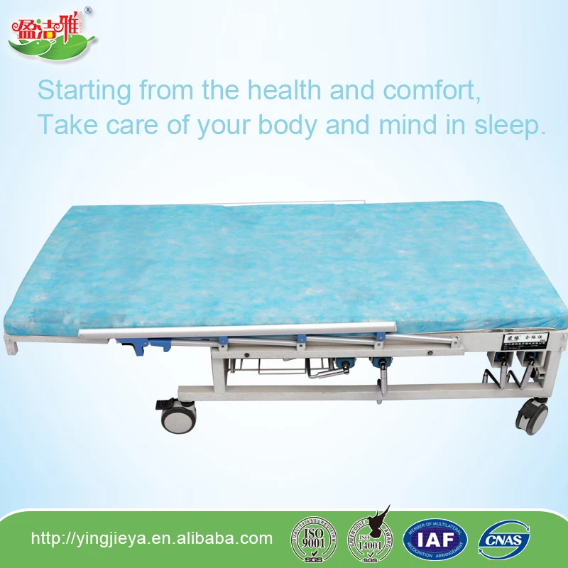 hot sale nonwoven disposable draw sheet plastic disposable bed sheet for hospital cheap colourful