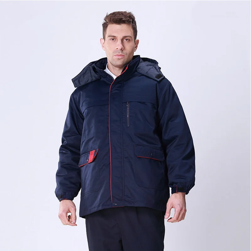 Winter Warm Work Clothes for Man and Woman Coal Mine Workwear Mechanic Construction Workwear Jacket