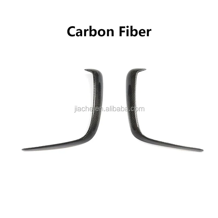 Carbon Fiber Rear Bumper Spoiler Vent Cover Trim for Mercedes-Benz A Class W176 A200 A260 A45 AMG 2014-2017 Not standard