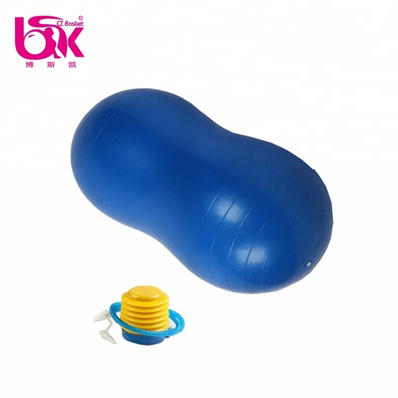 factory supply eco-friendly custom logo with high quality density 50x100cm  peanut yoga ball