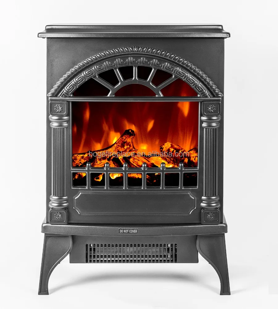 New Portable Freestanding Wood Stove Style Electric Heater