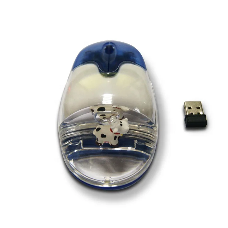 decorative water mouse Oil computer mouse with liquid inside float