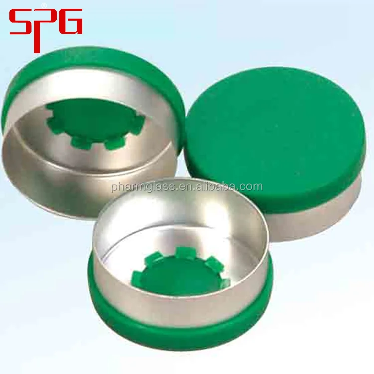 Aluminium plastic multi-cap for rubber stopper sealing