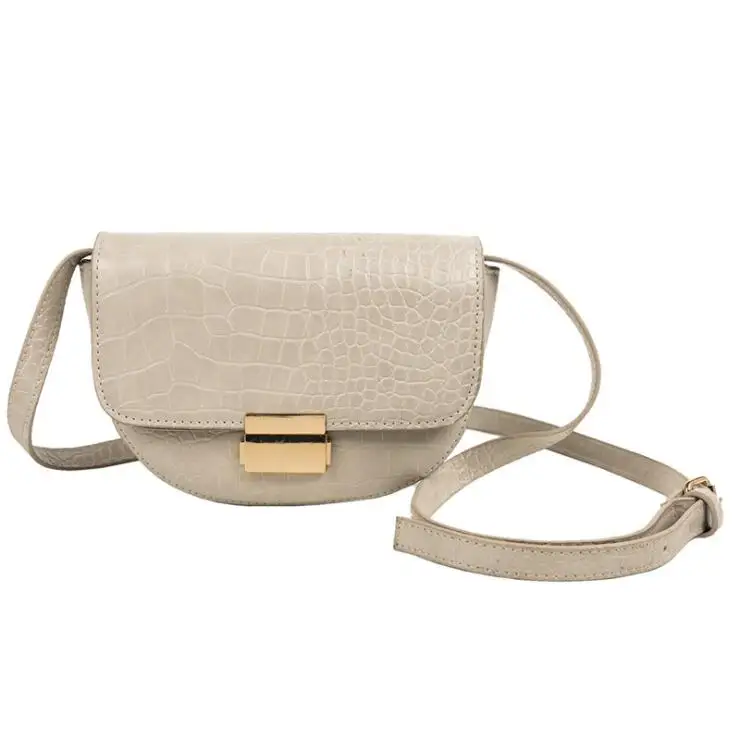 New Crocodile Sling Shoulder Bag Summer Lock Small Alligator Women Handbags PU Leather Crossbody Bag Fashion Sling bag
