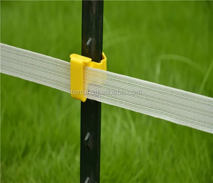Plastic Insulators for electric fencing T Posts extended 10mm offset Poly Wire electric fence insulator