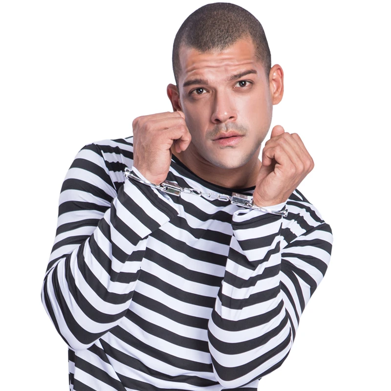 Костюм сексуального заключенного для косплея на Хэллоуин-вечеринку мужские костюмы для косплея заключенного