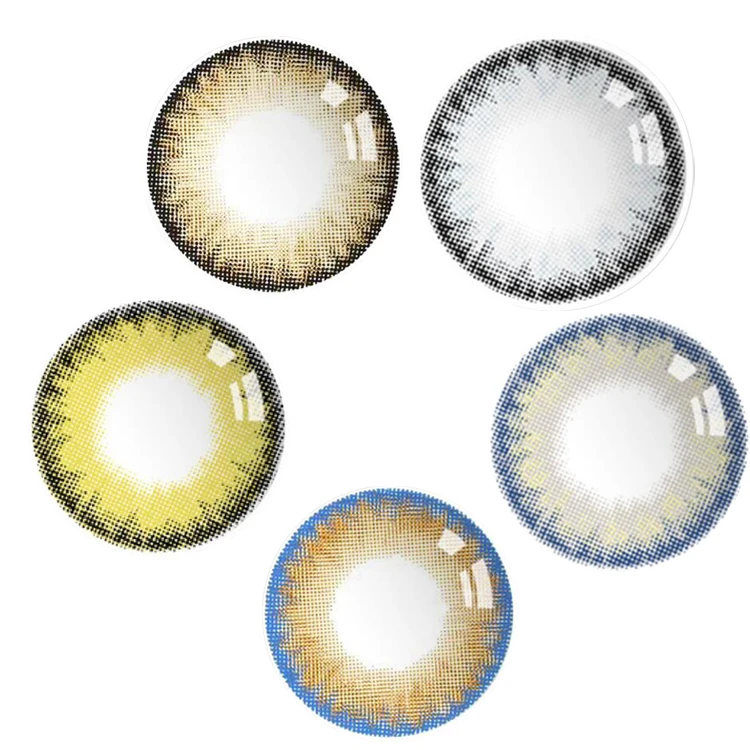 Factory directly Meetone Pro blue colored eye contact lenses wholesale
